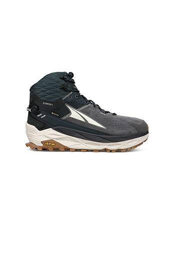 Black / Grey Altra OLYMPUS 5 HIKE MID GTX Men's News | US_N9925