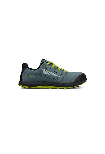 Black / Grey Altra Superior 5 Men's Trail | US_O4513