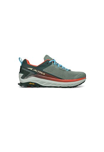 Green / Orange Altra Olympus 4 Men's Trail | US_MI6457