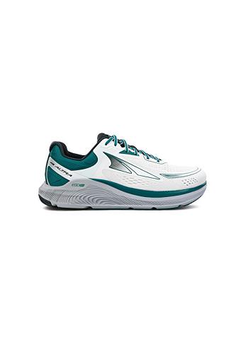 White / Green Altra Paradigm 6 Men's Road | US_VF7676