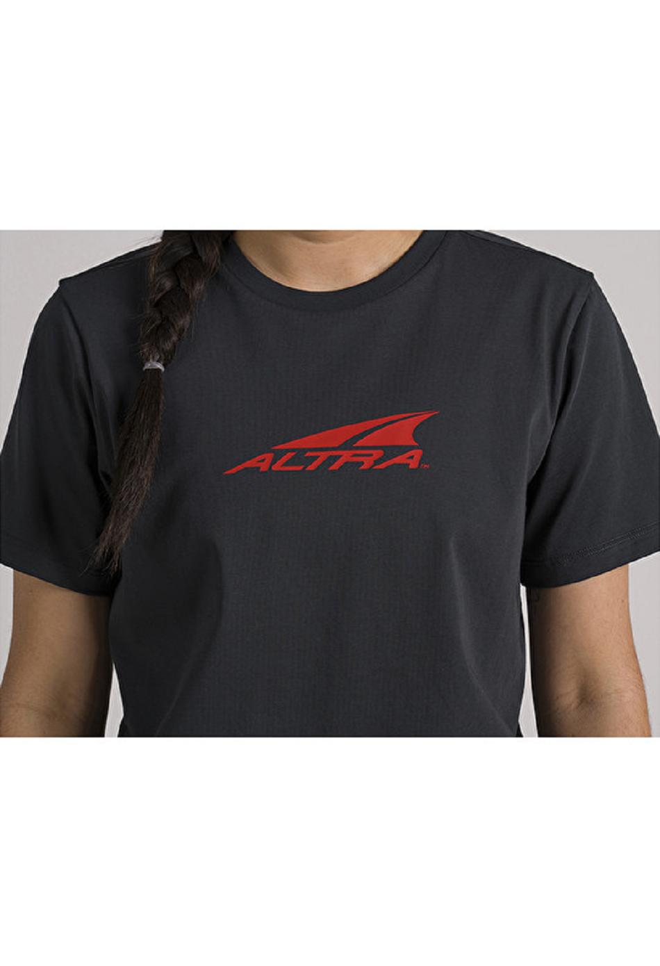 Black Altra EVERYDAY RECYCLED TEE Women's Tops | US_B5288