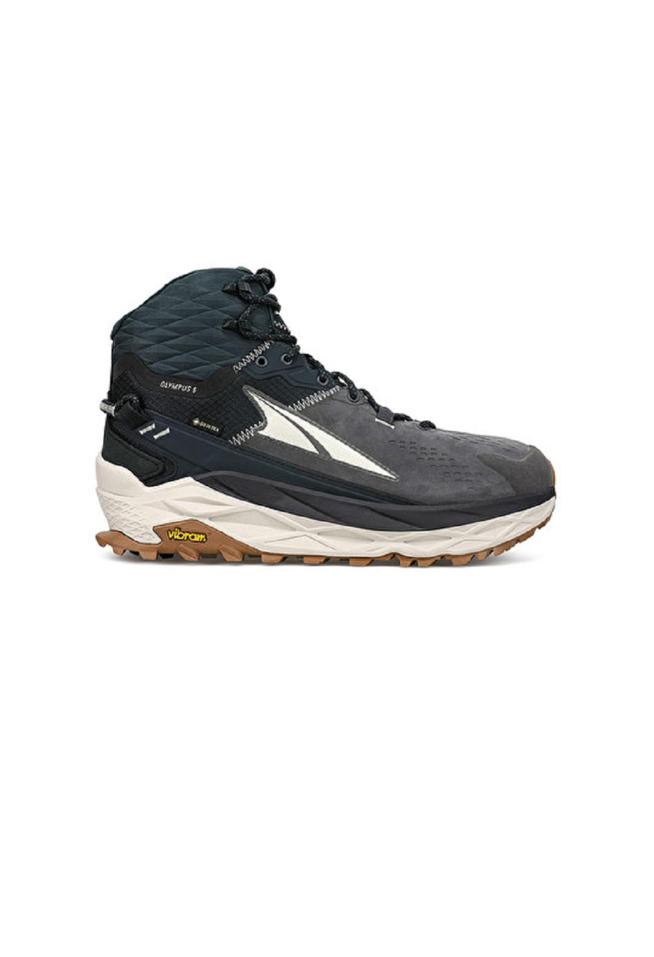 Black / Grey Altra OLYMPUS 5 HIKE MID GTX Men\'s Finder | US_NF9897