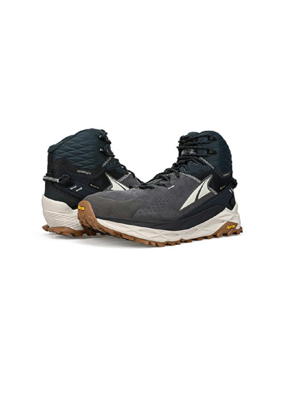 Black / Grey Altra OLYMPUS 5 HIKE MID GTX Men's Outdoor | US_YH2163