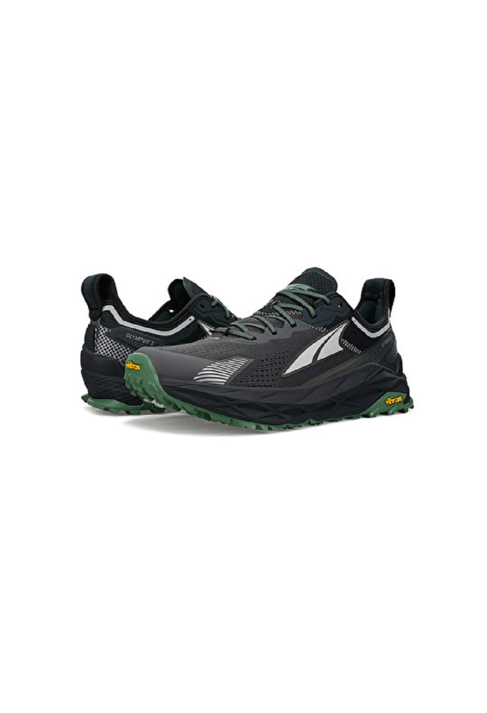 Black / Grey Altra Olympus 5 Men's Trail | US_R6753