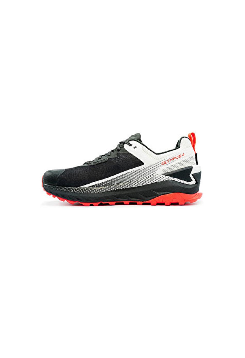 Black / White Altra Olympus 4 Men's Trail | US_GH3968