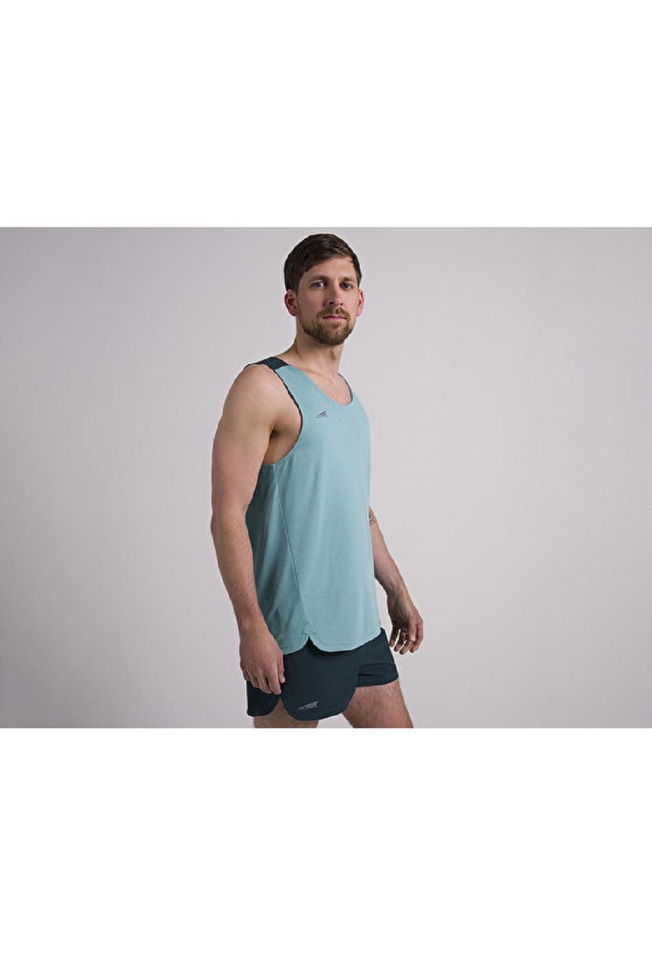 Blue Altra VANISH TANK TOP Men\'s Tops | US_YN3115