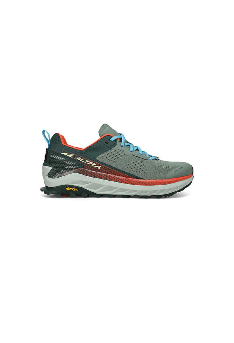 Green / Orange Altra Olympus 4 Men's Trail | US_MI6457