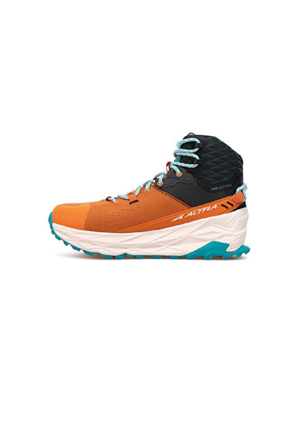 Grey / Orange Altra OLYMPUS 5 HIKE MID GTX Women's Outdoor | US_QA4690