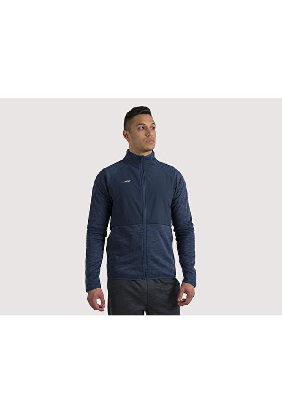 Navy Altra EVERYDAY HYBRID JACKET Men\'s Tops | US_N4836