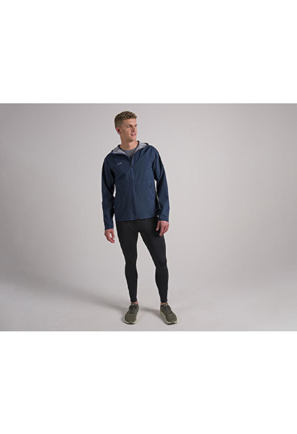 Navy Altra WATERPROOF RUN JACKET Men's Tops | US_ZS2803