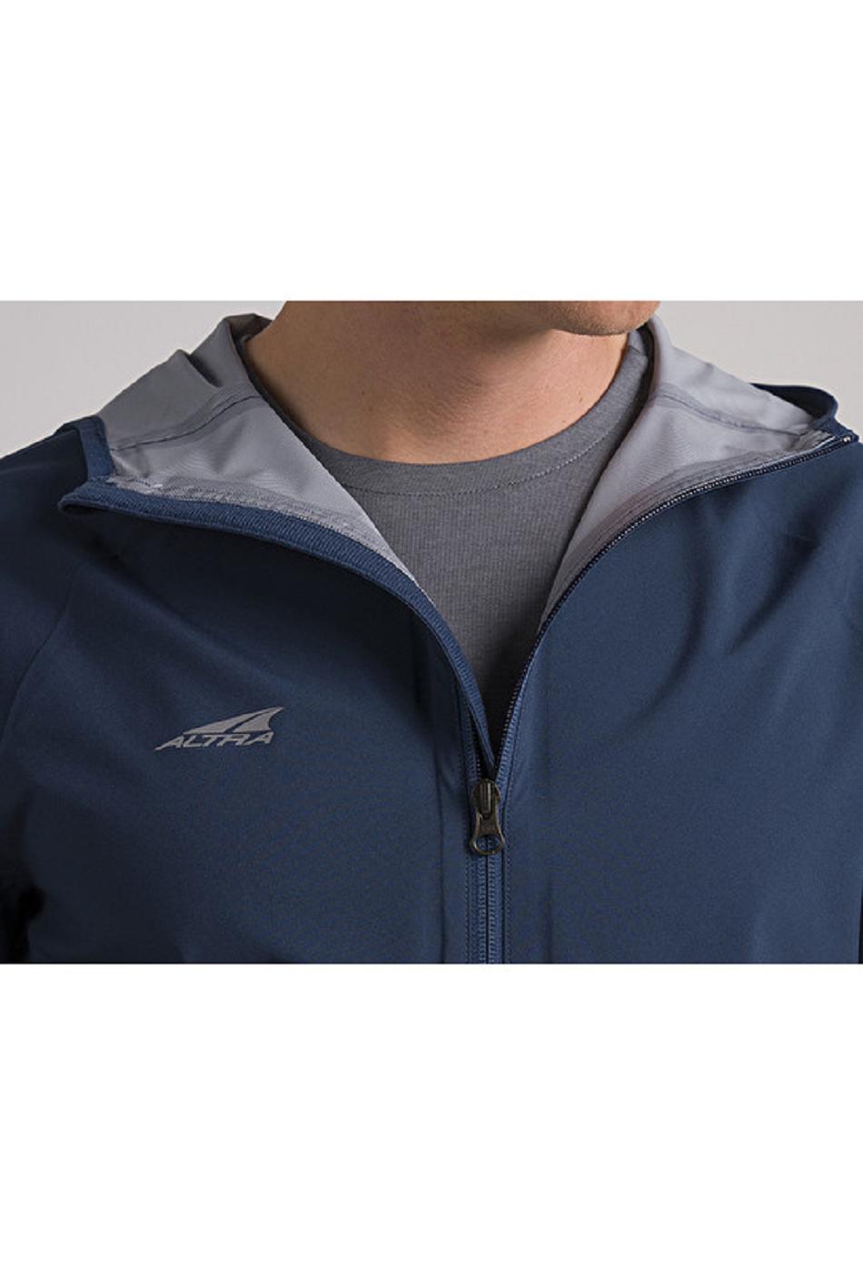 Navy Altra WATERPROOF RUN JACKET Men's Tops | US_ZS2803