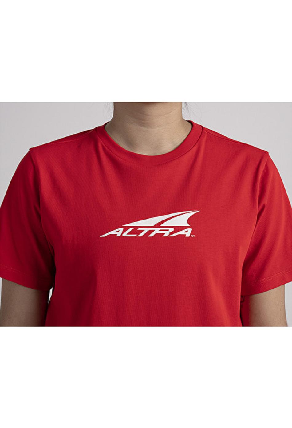 Red Altra EVERYDAY RECYCLED TEE Women's Tops | US_YH6291