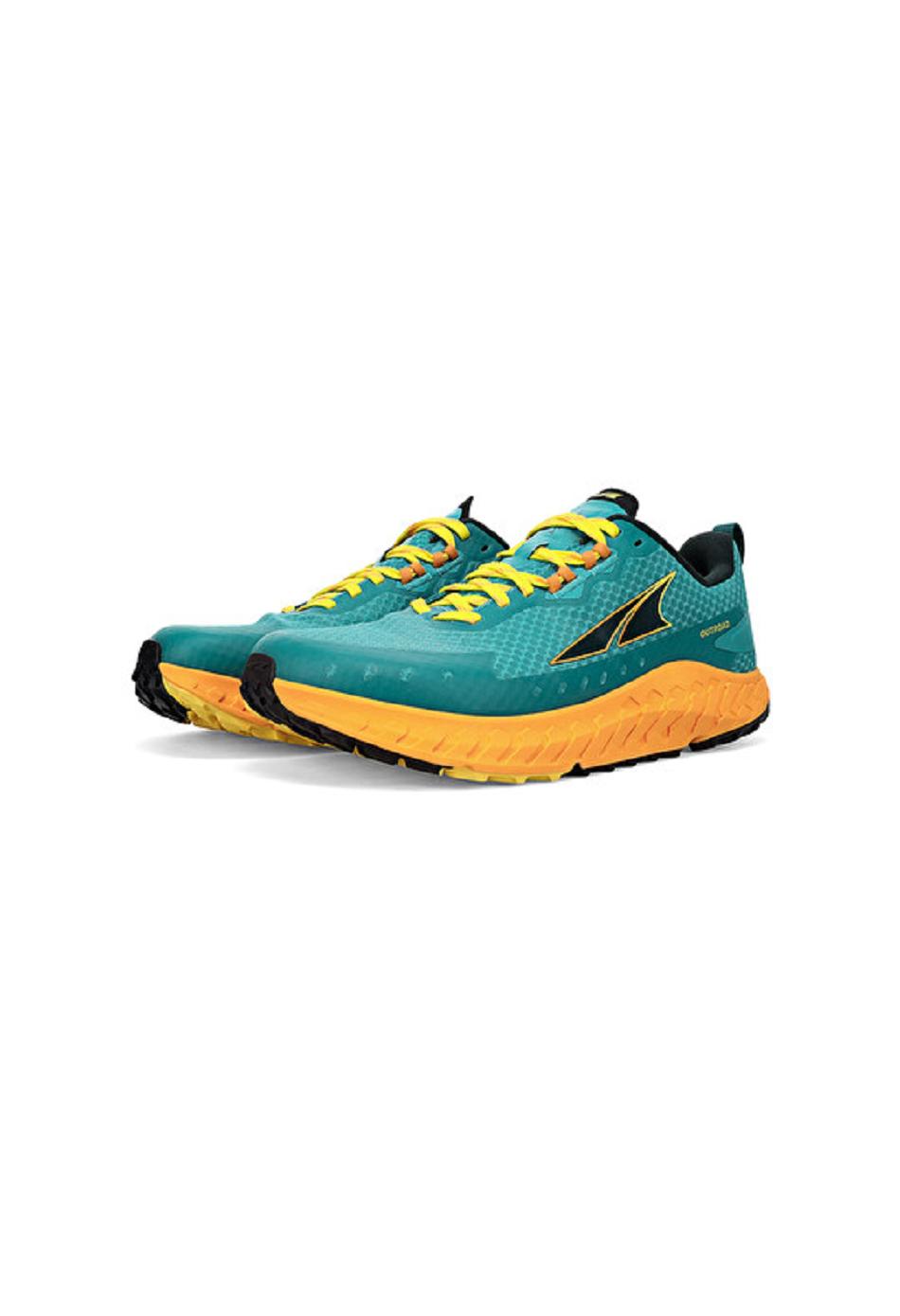 Turquoise / Yellow Altra Outroad Women's Trail | US_KM3262