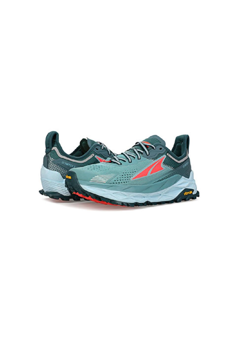 White / Blue Altra Olympus 5 Women's News | US_H5270