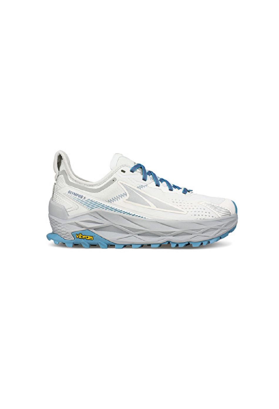 White / Blue Altra Olympus 5 Women\'s Trail | US_O1858